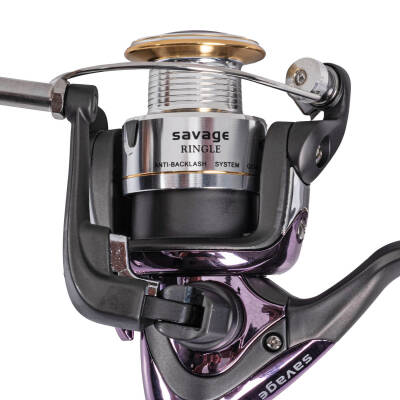 SAVAGE Ringle 1000 Hafif Spin LRF Olta Makinesi - 10 Bilyalı Metal Makara - 4