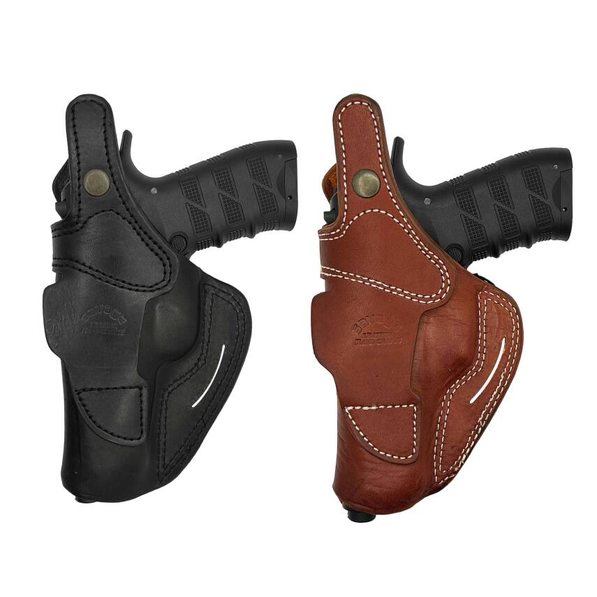 Savage Tek Kanat Kelebek Tabanca Kılıfı Ruger - El Yapımı Deri Kılıf - 2