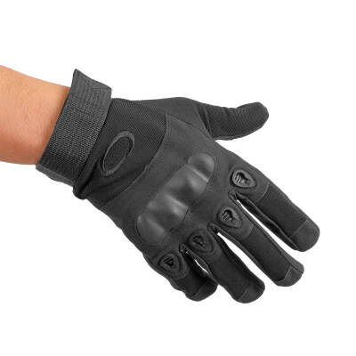 SAVAGE Siyah Kemik Korumalı Askeri Eldiven - Taktik Operasyonlara Uygun - 2