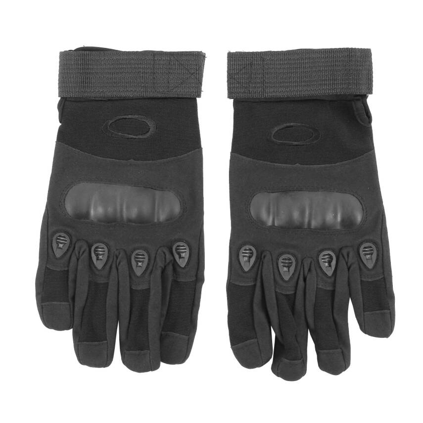 SAVAGE Siyah Kemik Korumalı Askeri Eldiven - Taktik Operasyonlara Uygun - 3