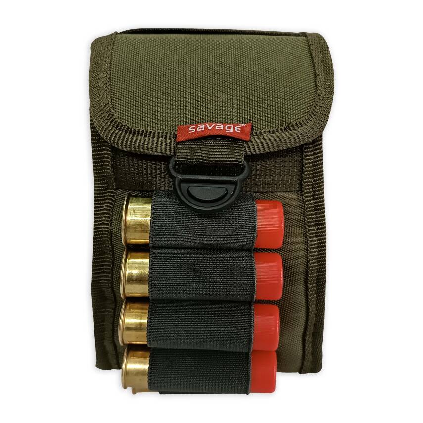 SAVAGE Tactical Haki Renk Çift Yönlü Avcı Kemer Fişekliği - Model DR.001 - 2