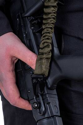 Savage Taktikal Çift Noktalı Yaylı Tüfek Taşıma Askısı - Haki Renk - 5