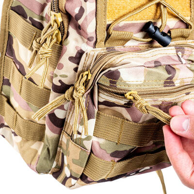 Savage Taktikal Göğüs Çantası - Kamuflaj Desenli Askeri Omuz Çantası - Outdoor & Av - 8