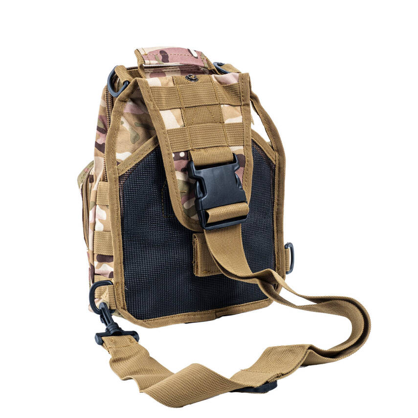 Savage Taktikal Göğüs Çantası - Kamuflaj Desenli Askeri Omuz Çantası - Outdoor & Av - 9