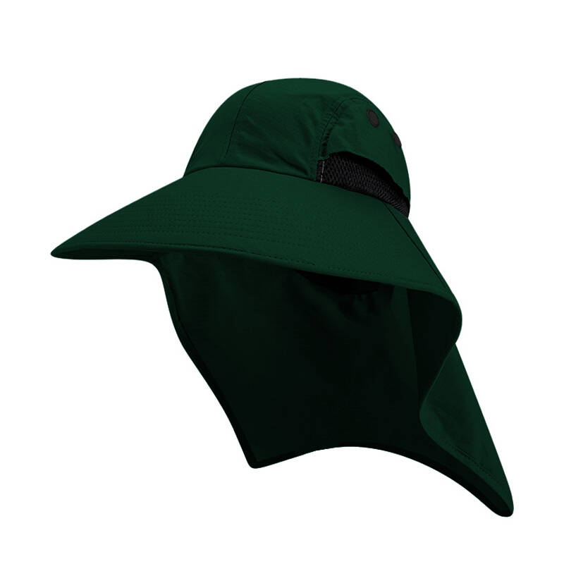 Ense Korumalı Outdoor Şapka - UV Korumalı - Haki - Savage - 2