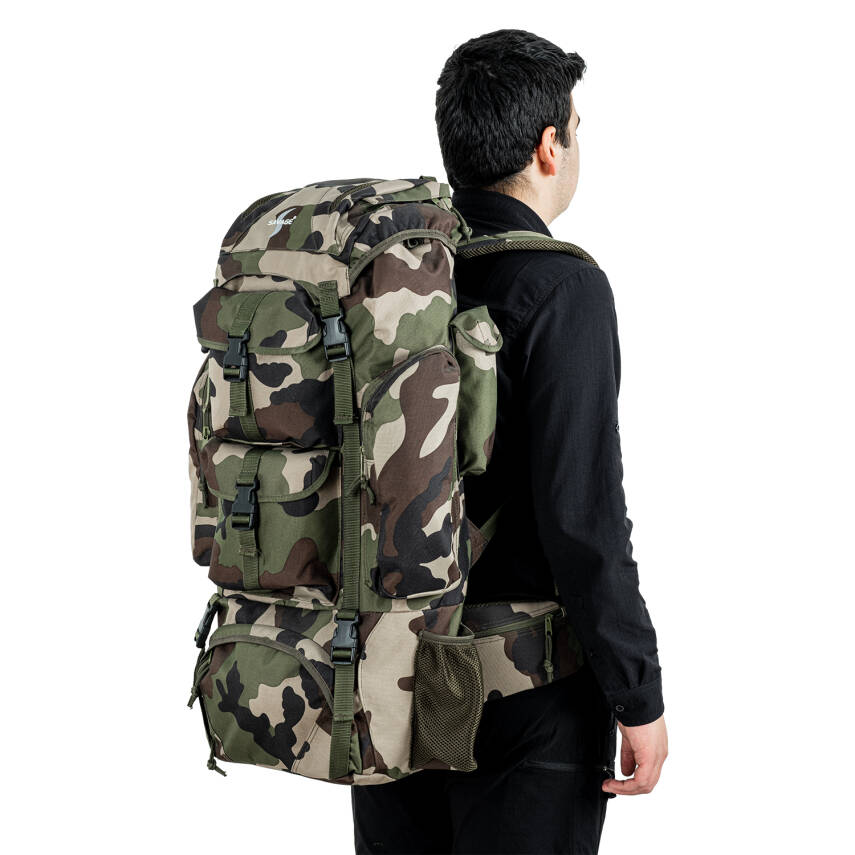 Savage Ventura 110 Litre Askeri Kamuflaj Desenli Outdoor Trekking Sırt Çantası - 5