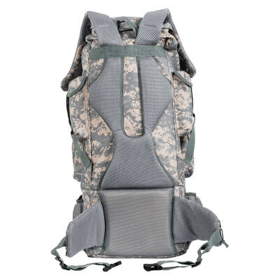 Savage Ventura 110 Litre Gri Kamuflaj Desenli Outdoor Trekking Sırt Çantası - 4