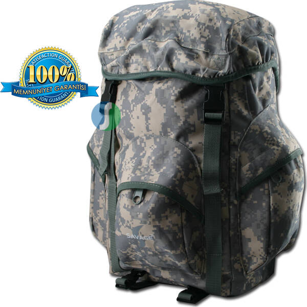 Savage Ventura 35LT Gri Dijital Kamuflaj Sırt Çantası - 1