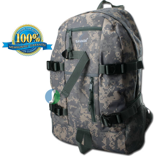 Savage Ventura 40LT Gri Dijital Kamuflaj Sırt Çantası - HH130666 - 1