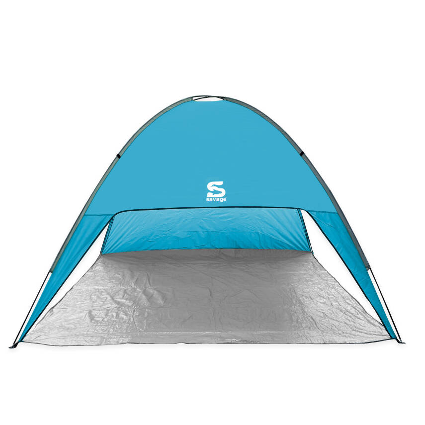 Savage YS-135 Portatif Mavi Plaj Gölgeliği - UV Korumalı Seyyar Çadır - 2
