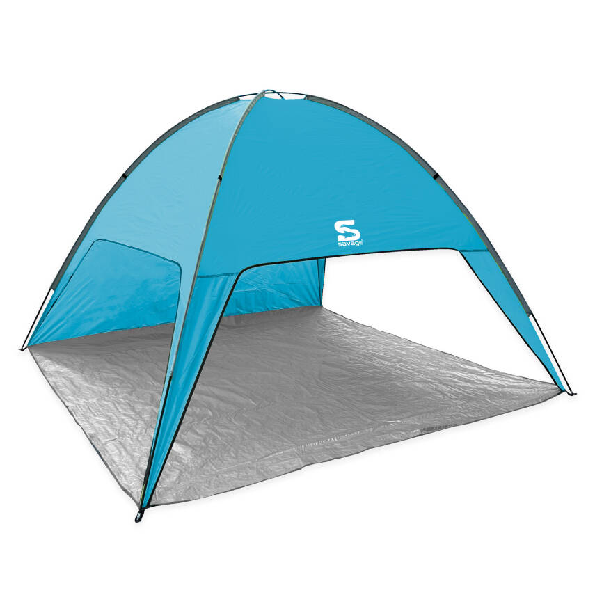 Savage YS-135 Portatif Mavi Plaj Gölgeliği - UV Korumalı Seyyar Çadır - 3