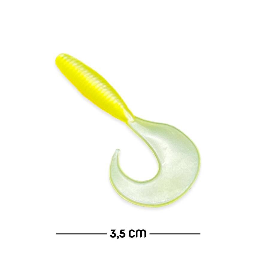 Savage Yumy Silikon Kurt Yem - 35mm - Sarı/Beyaz - Balık Avında Yeni Bir Çağ - 1