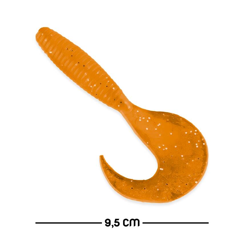 Savage Yumy Silikon Kurt Yem - 95mm - Turuncu - 1