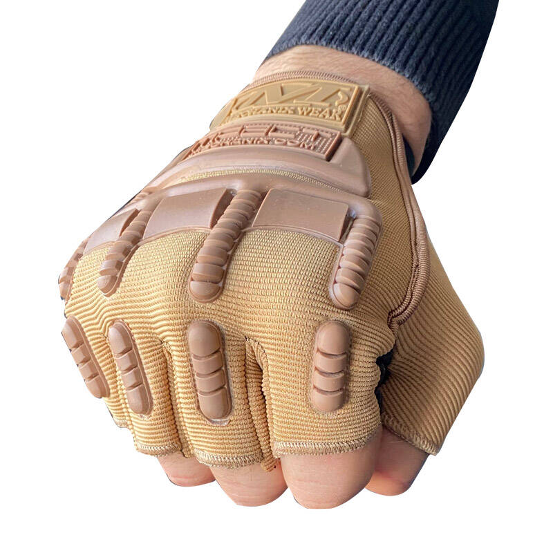 1107 Mechanix Parmaksız Eldiven Kum - Üstün Kavrama ve Koruma - 2