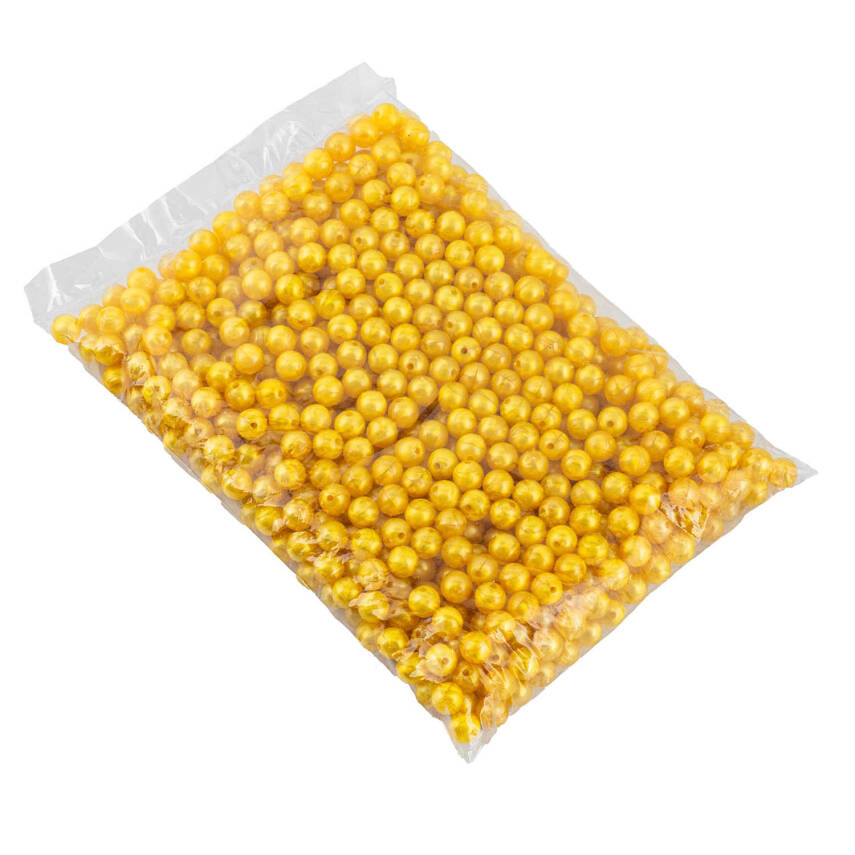 Savex 14mm Sarı Sazan Topu - Yüksek Görünürlük Yüzen Boncuk Yem (1kg) - 1