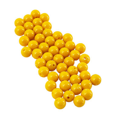 Savex 14mm Sarı Sazan Topu - Yüksek Görünürlük Yüzen Boncuk Yem (1kg) - 2