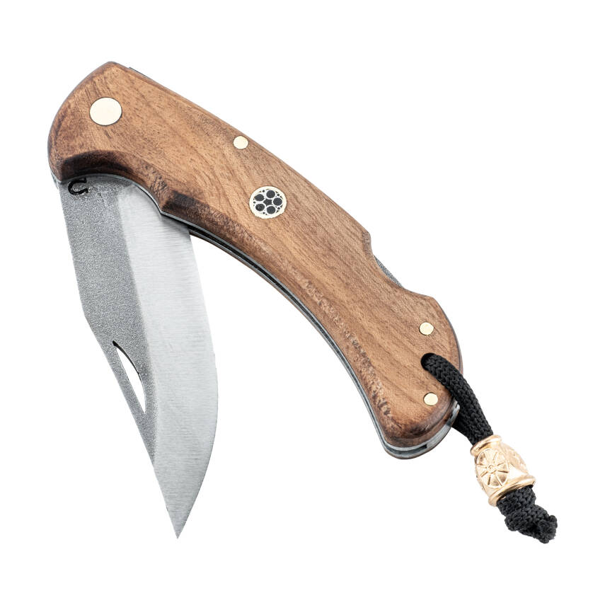 Savex 3279 Ahşap Saplı Katlanır Cep Çakısı - İpli Tasarım - 3