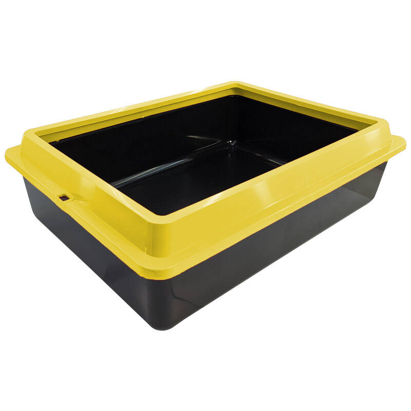 Savex Açık Model Sarı Kedi WC Kabı - Hijyenik ve Rahat - 1