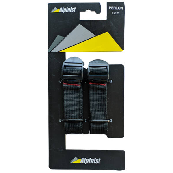 Savex Alpinist 150cm Siyah Perlon Halat - Yüksek Mukavemetli Bağlama Bandı - 1