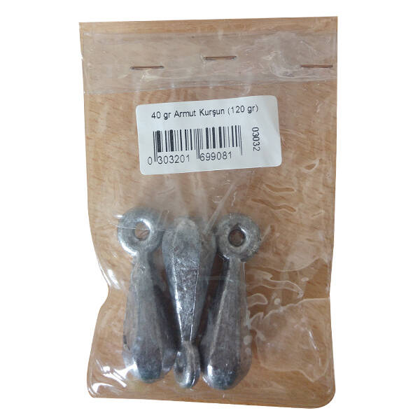 50 gr Armut Kurşun (150 gr) - Balık Avında Mükemmel Deneyim - 1