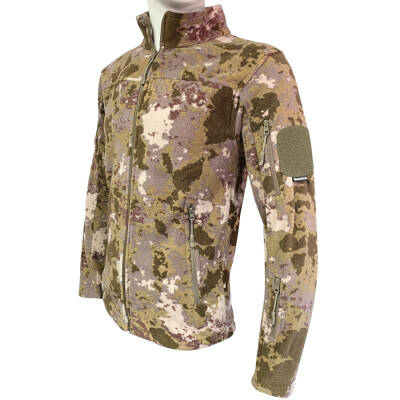 Savex Askeri Taktik Polar Mont - Yeşil Kamuflaj Desenli - 2