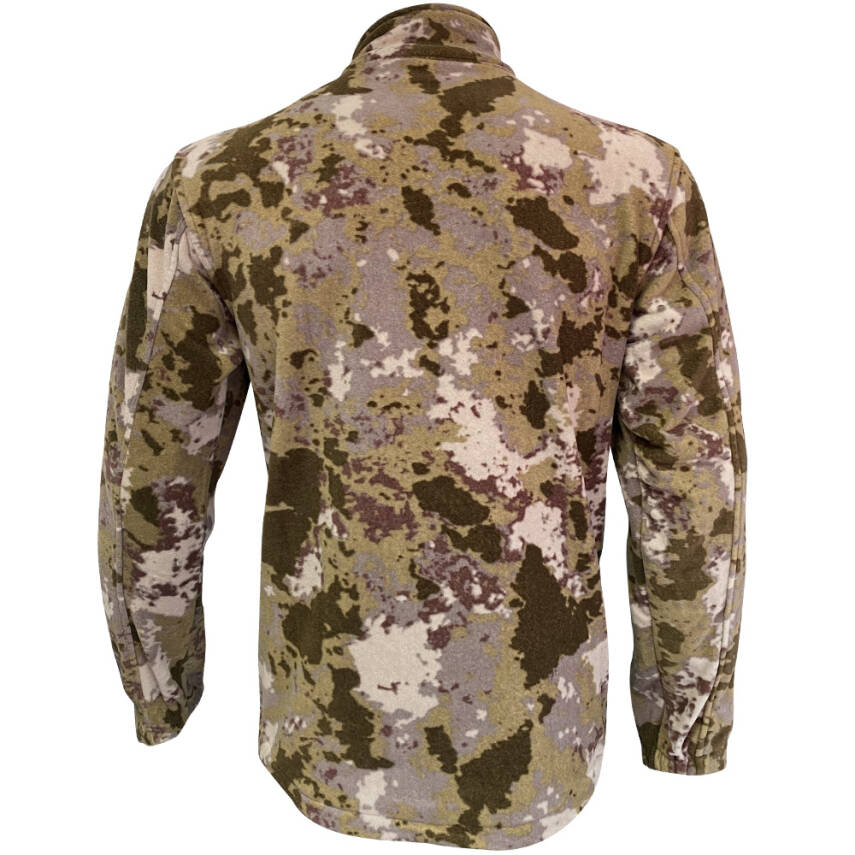 Savex Askeri Taktik Polar Mont - Yeşil Kamuflaj Desenli - 3