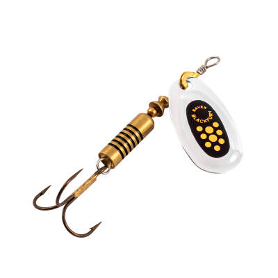 Savex Black Fury Alabalık Turna Döner Kaşık No 3 - Siyah Gümüş Balık Avı Lures - 1