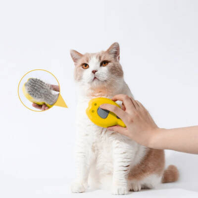 Savex Buharlı Evcil Hayvan Tarağı - Şarjlı Kedi Köpek Tüy Toplama Fırçası - 2