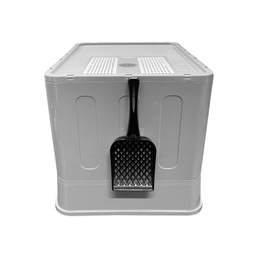 Savex Büyük Boy Katlanır Çekmeceli Filtreli Kedi WC Tuvaleti - 4