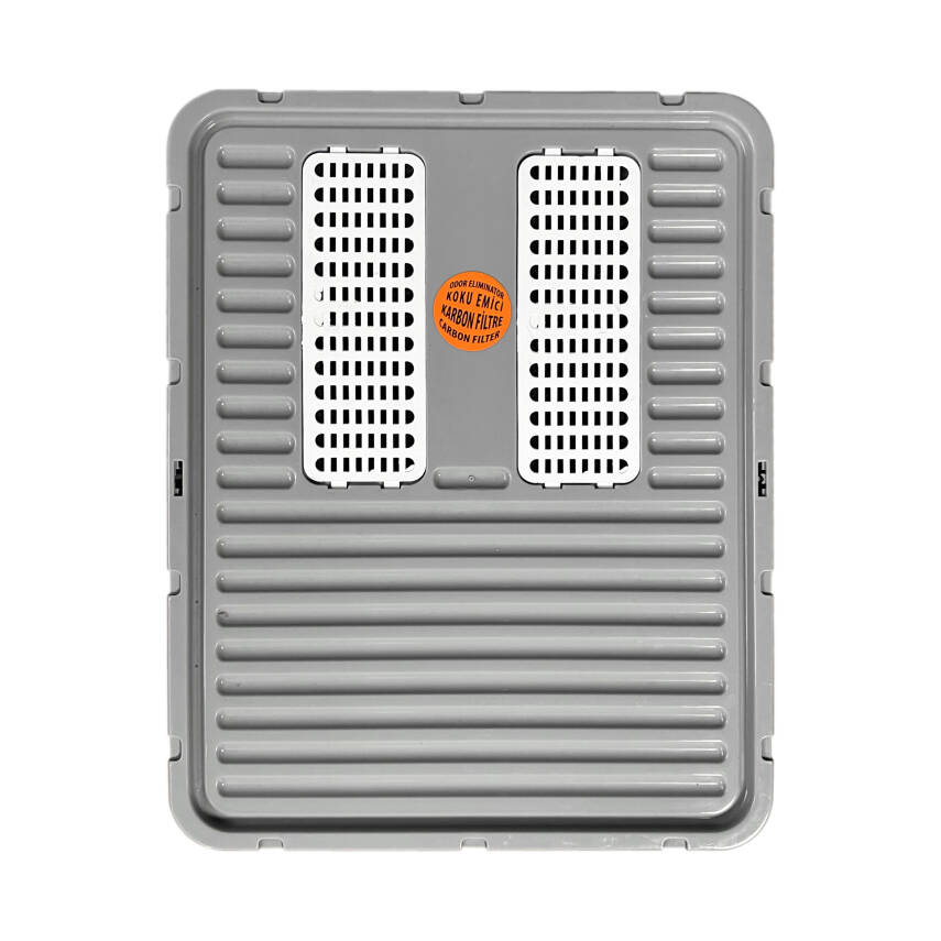 Savex Büyük Boy Katlanır Çekmeceli Filtreli Kedi WC Tuvaleti - 5