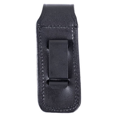 Hakiki Deri Tekli Şarjör Kılıfı 9 mm - Siyah (YT-002) - 2