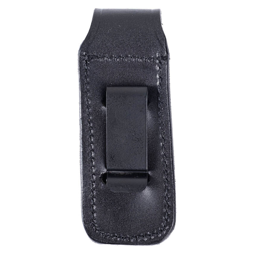 Hakiki Deri Tekli Şarjör Kılıfı 9 mm - Siyah (YT-002) - 2