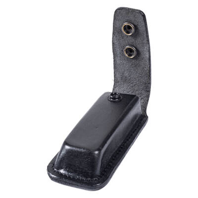 Hakiki Deri Tekli Şarjör Kılıfı 9 mm - Siyah (YT-002) - 3