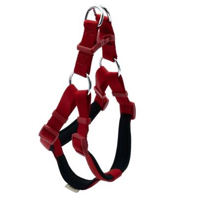 Savex Doggie Ronin Kırmızı Dokuma Köpek Gezdirme Göğüs Tasması - Konforlu Model