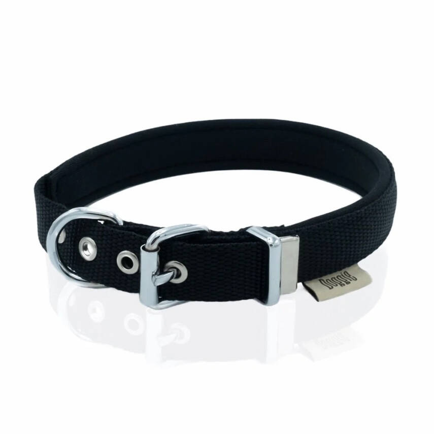Savex Doggie Siyah Dokuma Konforlu Köpek Boyun Tasması - 40cm - 1