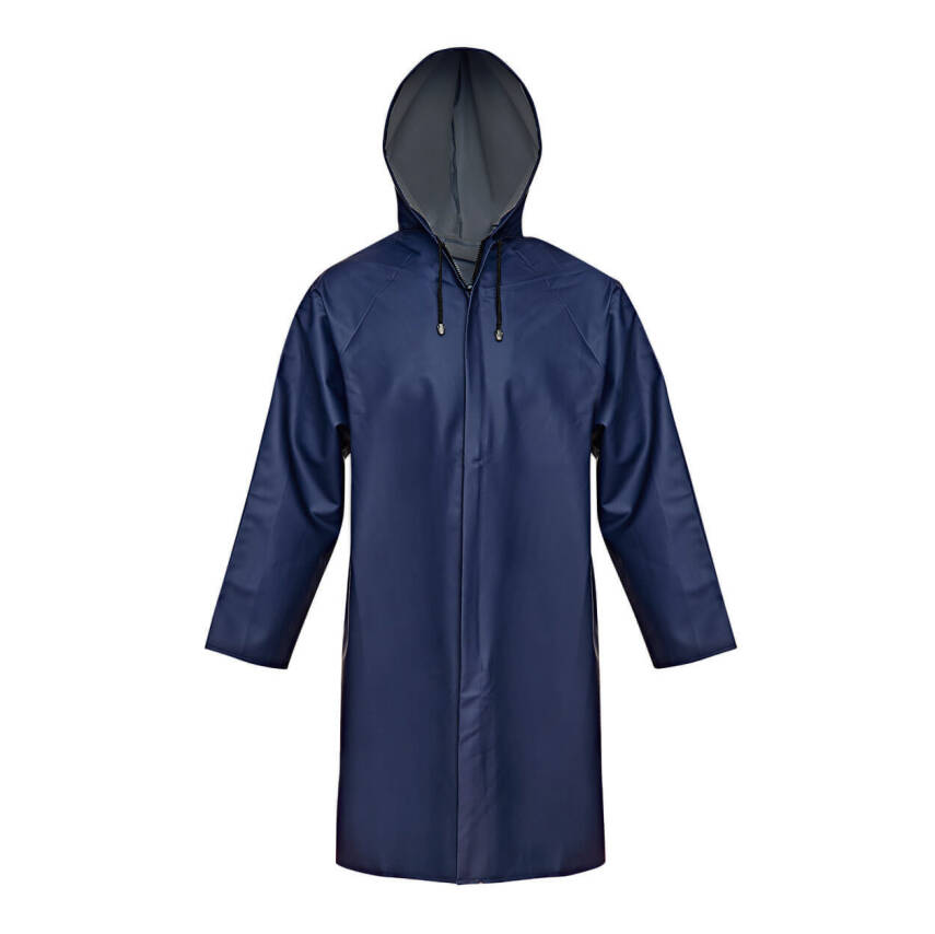 Savex Ekonomik Lacivert Pardesü Yağmurluk - Su Geçirmez ve Konforlu - 1
