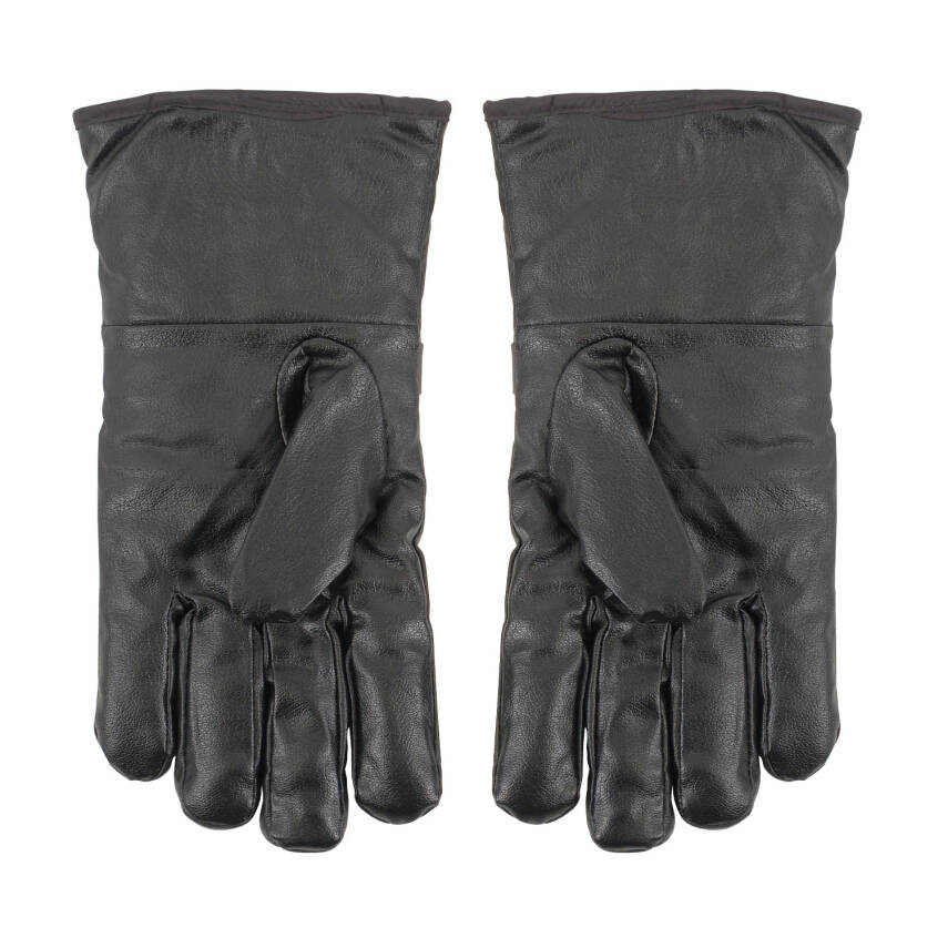 Erkek Deri Eldiven - İçi Peluşlu - Savex - Siyah - 137-E - 2