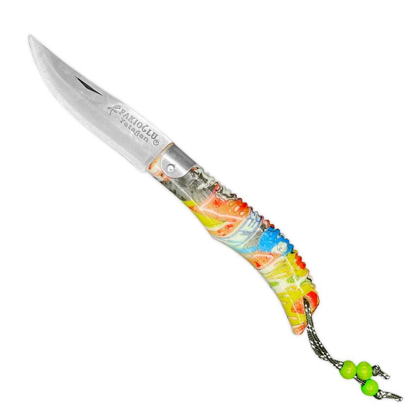 Savex Fakıoğlu İpli Büyük Boy Kamp Çakısı - Çok Amaçlı Outdoor Survival Çakı - 1