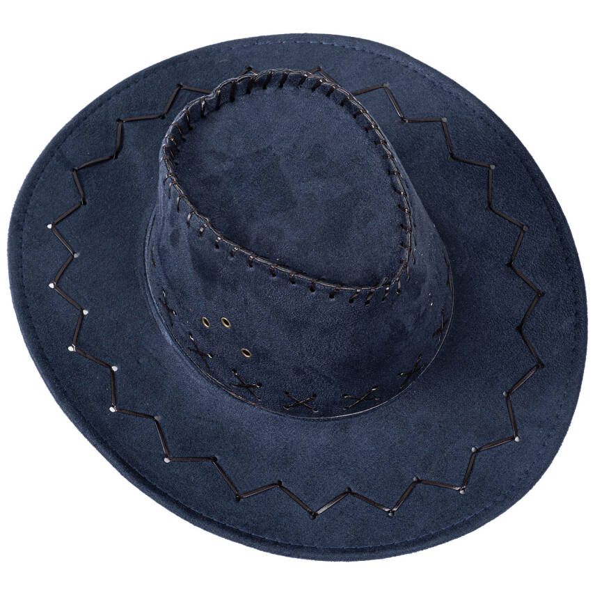 Savex HG-200 Petrol Lacivert Western Şapkası - Otantik Kovboy Tarzı - 2