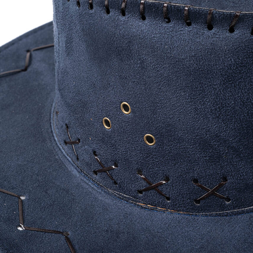 Savex HG-200 Petrol Lacivert Western Şapkası - Otantik Kovboy Tarzı - 3