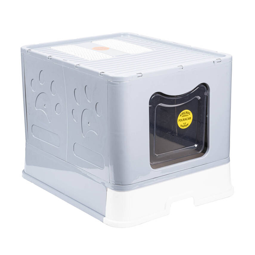 Savex Jumbo Çekmeceli Kedi WC - Yüksek Hijyen Sunan Konforlu Model - 1