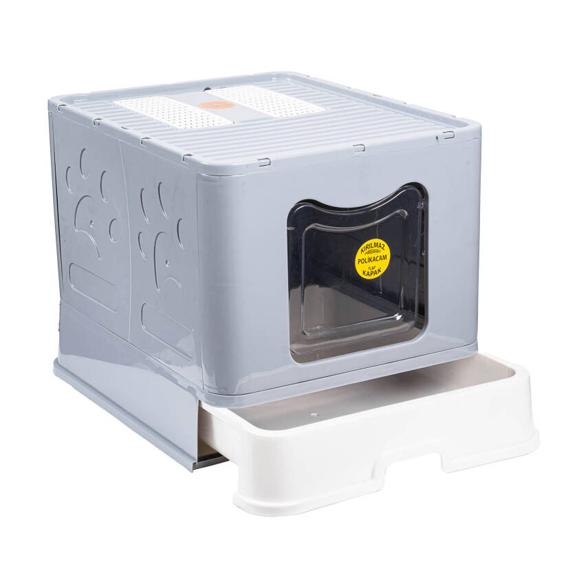 Savex Jumbo Çekmeceli Kedi WC - Yüksek Hijyen Sunan Konforlu Model - 4