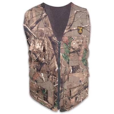 Savex Kamuflaj Meşe Desen Yan Cepli Av Yeleği - Fişeklikli Outdoor Yelek - 2
