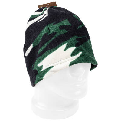 Savex Kamuflajlı Polar Bere - Yeşil Avcı Stili, Sıcak Tutma Özelliği