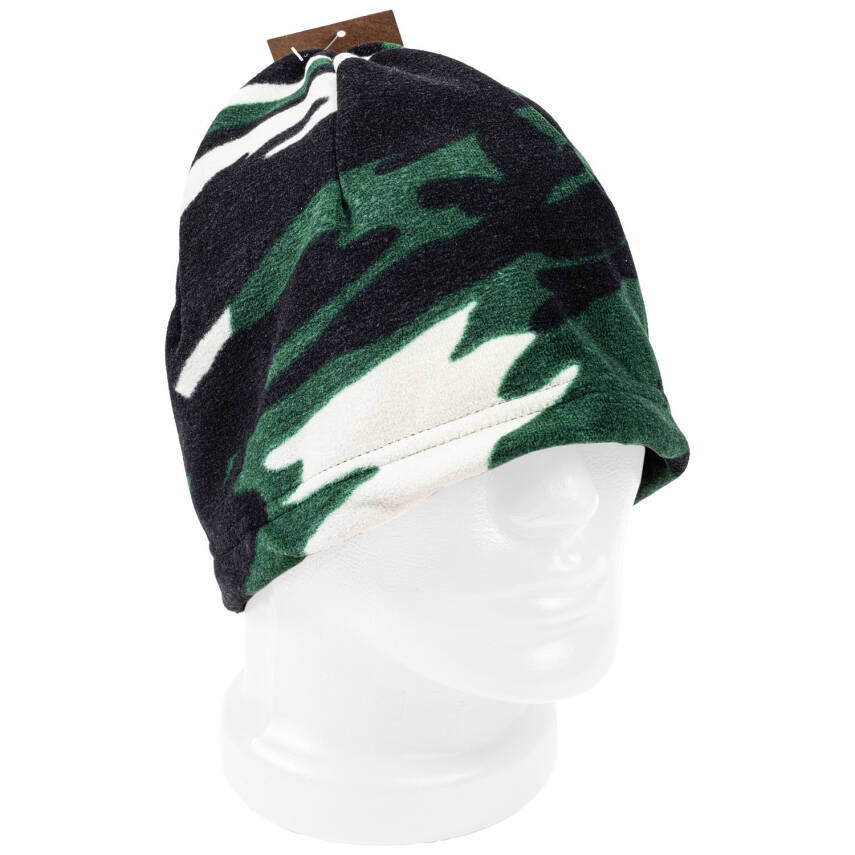 Savex Kamuflajlı Polar Bere - Yeşil Avcı Stili, Sıcak Tutma Özelliği - 1