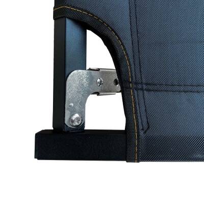 Savex Katlanabilir Kampet Siyah - Konforlu ve Dayanıklı Kamp Yatağı - 5