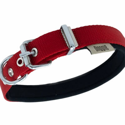 Savex Doggie Kırmızı Dokuma Konforlu Köpek Boyun Tasması - 2