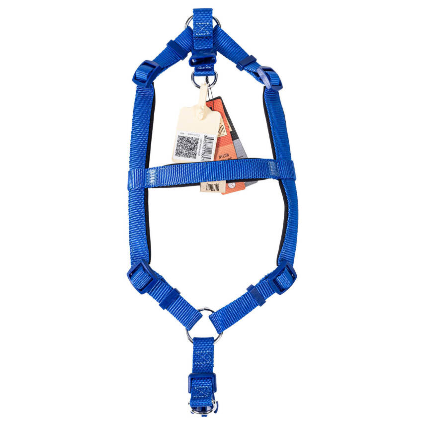 Savex Köpek Ronin Model Göğüs Gezdirme Tasması - Royal Mavi Renk - Konforlu - 1
