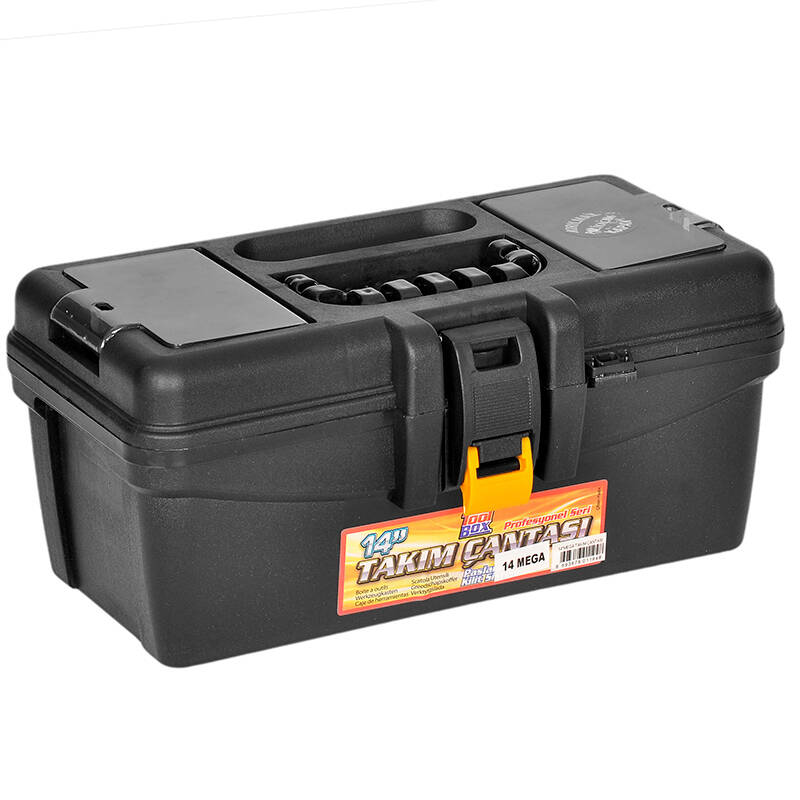 Takım Çantası - 14 Inç - Malzeme Kutusu - Mega - Siyah - (Kod 186) - 1