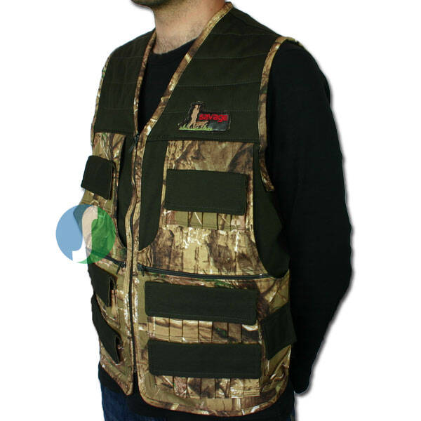 Savex Meşe Ağaç Desen Haki Yelek (27154) - 3